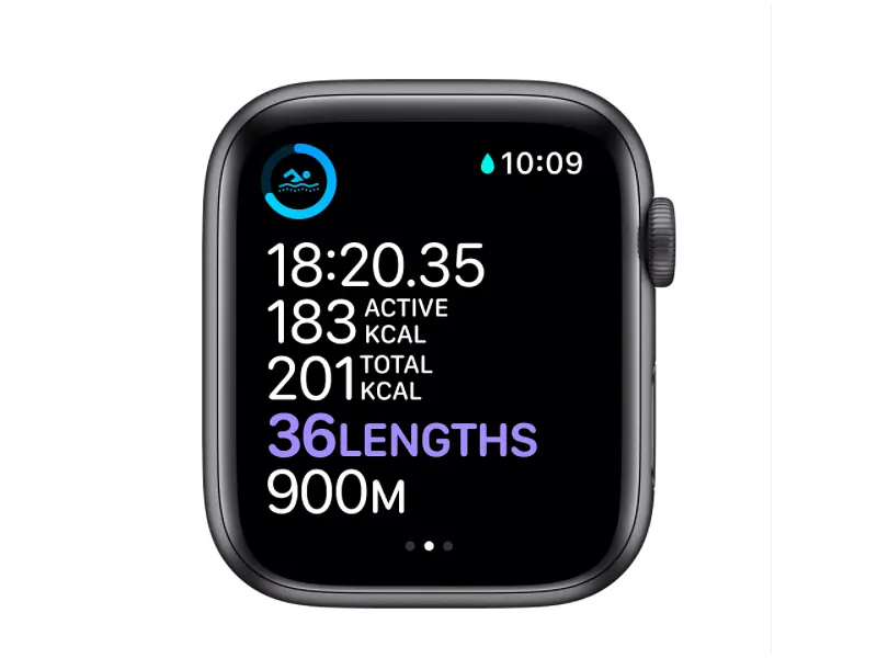 Смарт-годинник Apple Watch Series 6 40mm Space Gray Aluminum Case with Black Sport Band (MG133) - фото 3