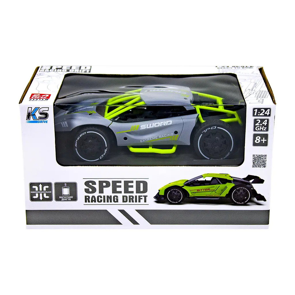 Машинка на радіокеруванні Sulong Toys Speed Racing Drift Sword сірий (SL-289RHG) - фото 10