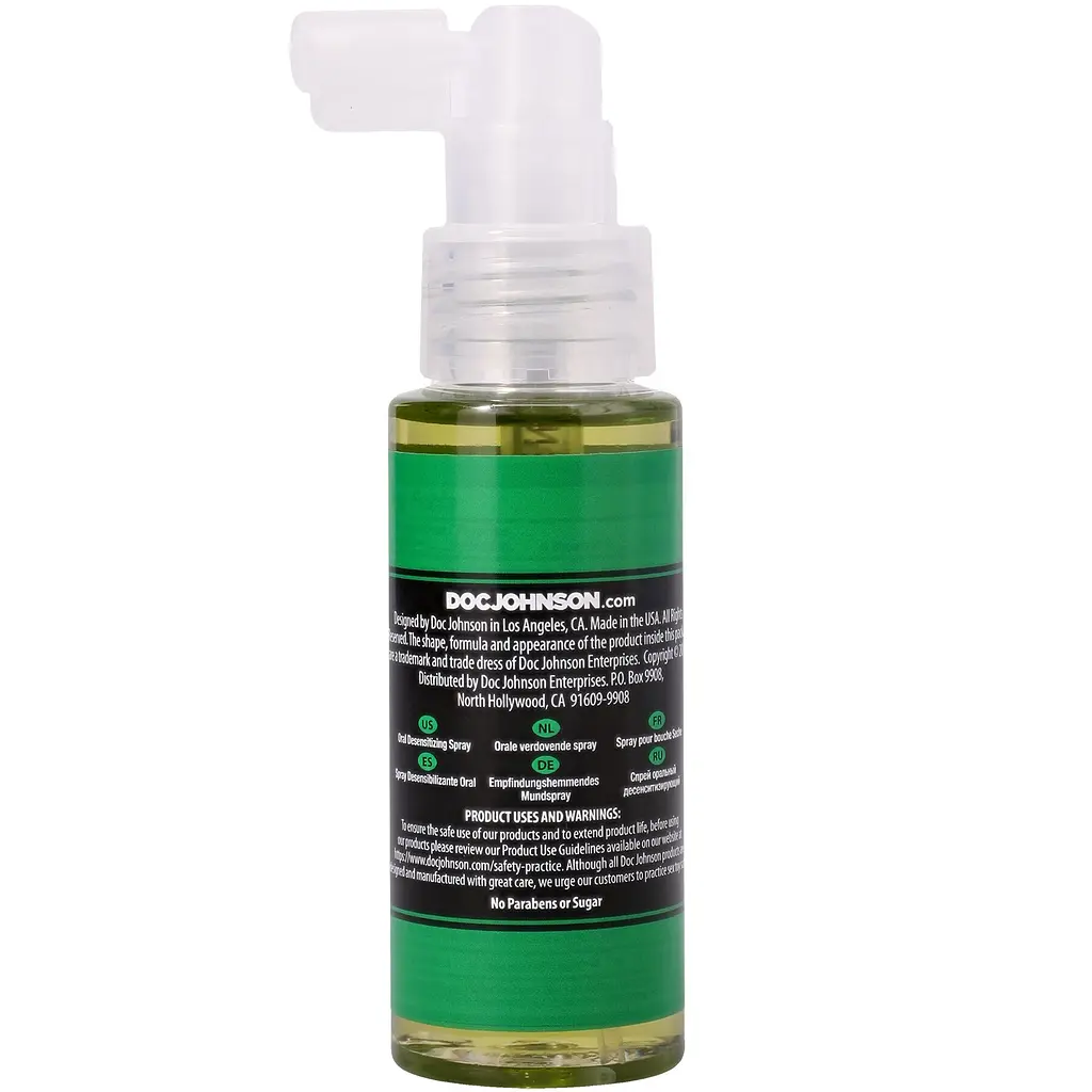 Спрей для мінету Doc Johnson GoodHead DeepThroat Spray - Mystical Mint 59 мл для глибокого мінету - фото 2