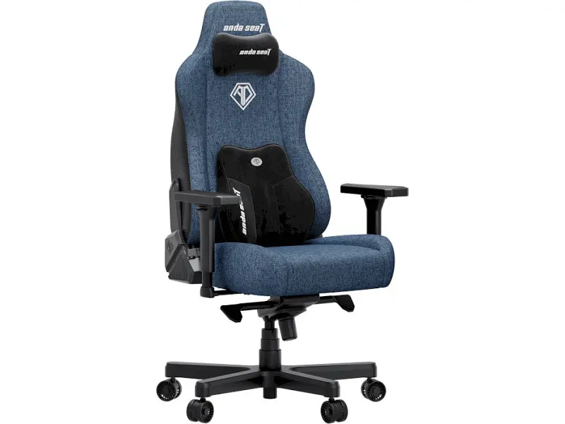 Комп'ютерне крісло для геймера Anda Seat Kaiser 3E XL Fabric Dark Blue (AD23YC-XL-09-S-CF-S01) - фото 7