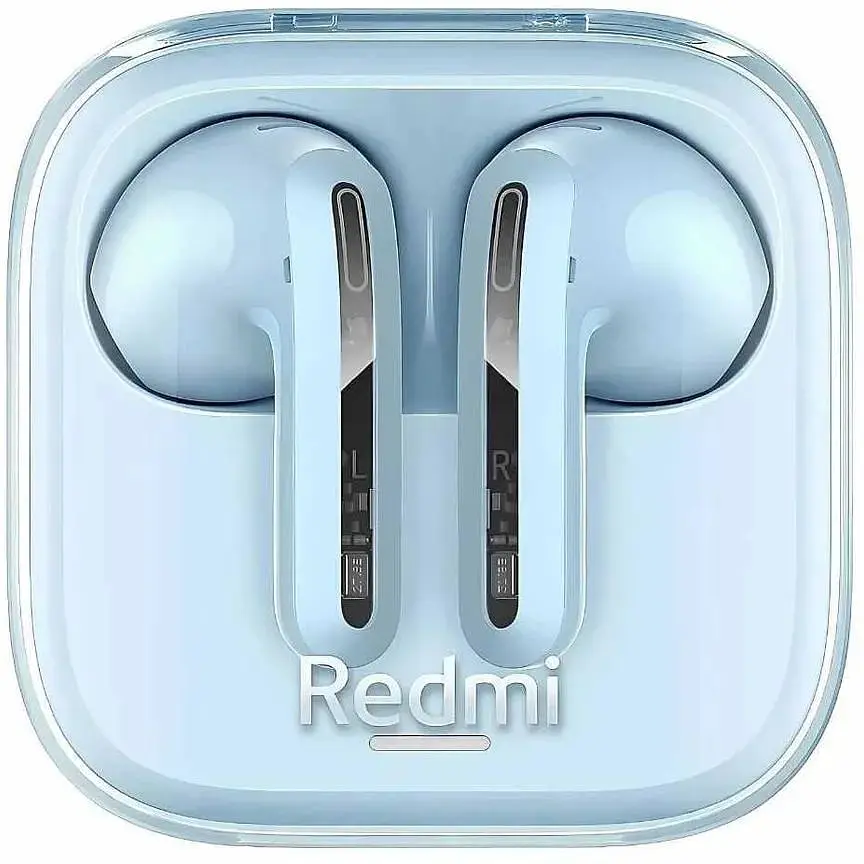 Беспроводные наушники Хiaomi Redmi Buds 6 Active BHR8390CN голубые - фото 5