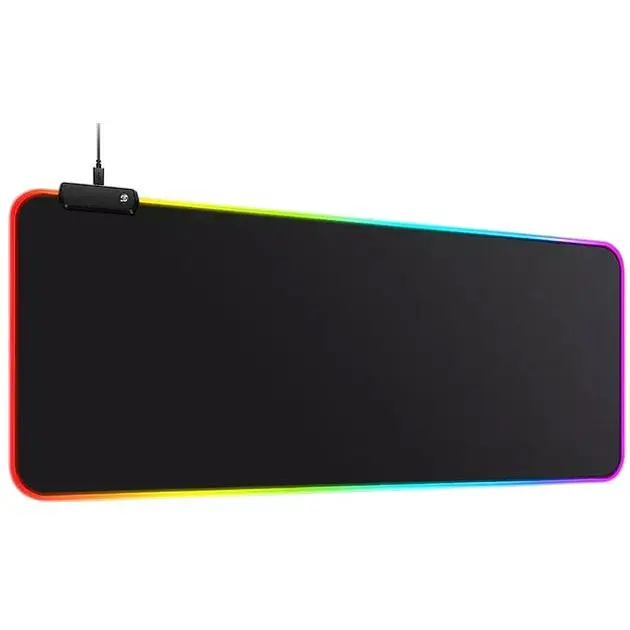 Ігрова поверхня з RGB підсвіткою FeelTouch 900 x 400 x 4 мм Black