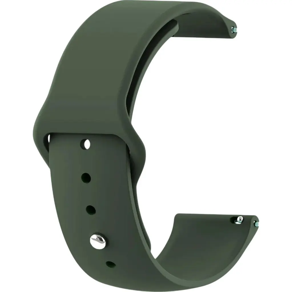 Силиконовый ремешок BeCover для Garmin Vivoactive 3/3 Music / Vivomove HR / Vivomove Khaki (706304) - фото 1