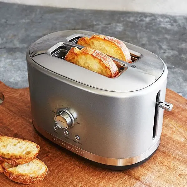 Тостер KitchenAid на 2 тости сріблястий (5KMT2116ECU) - фото 10