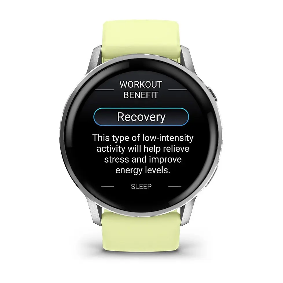 Смарт-годинник Garmin Venu 4 45mm Сріблястий Bezel with Citron Silicone Band (010-03014-02) - фото 5