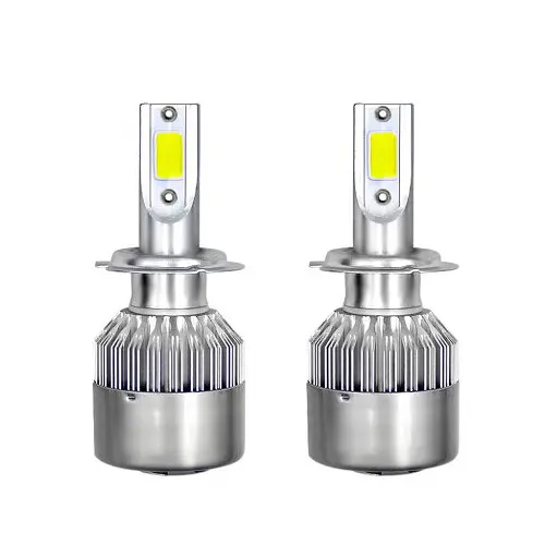 Лампа автомобильная LED C6 H7 Silver (av185) - фото 2