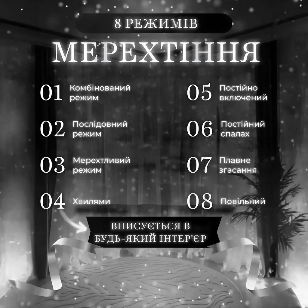 Гирлянда-штора GarlandoPro светодиодная 144 LED размер 3x2 м, белый (ZWM2320LEDW) - фото 6