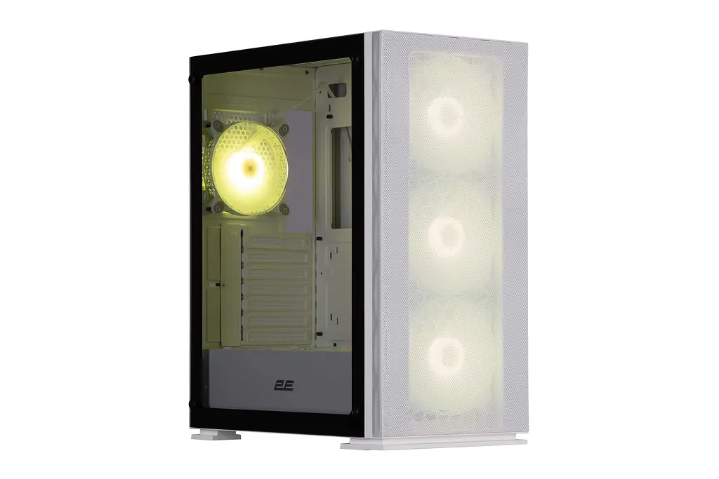 2E Gaming Корпус Virtus Neo G3301NW без БП 2xUSB3.0, 1xUSB2.0, 3x140мм ARGB, 1x120мм ARGB, VGA 340мм, LCS ready, контроллер с пультом, TG Side Panel, ATX, белый - фото 6