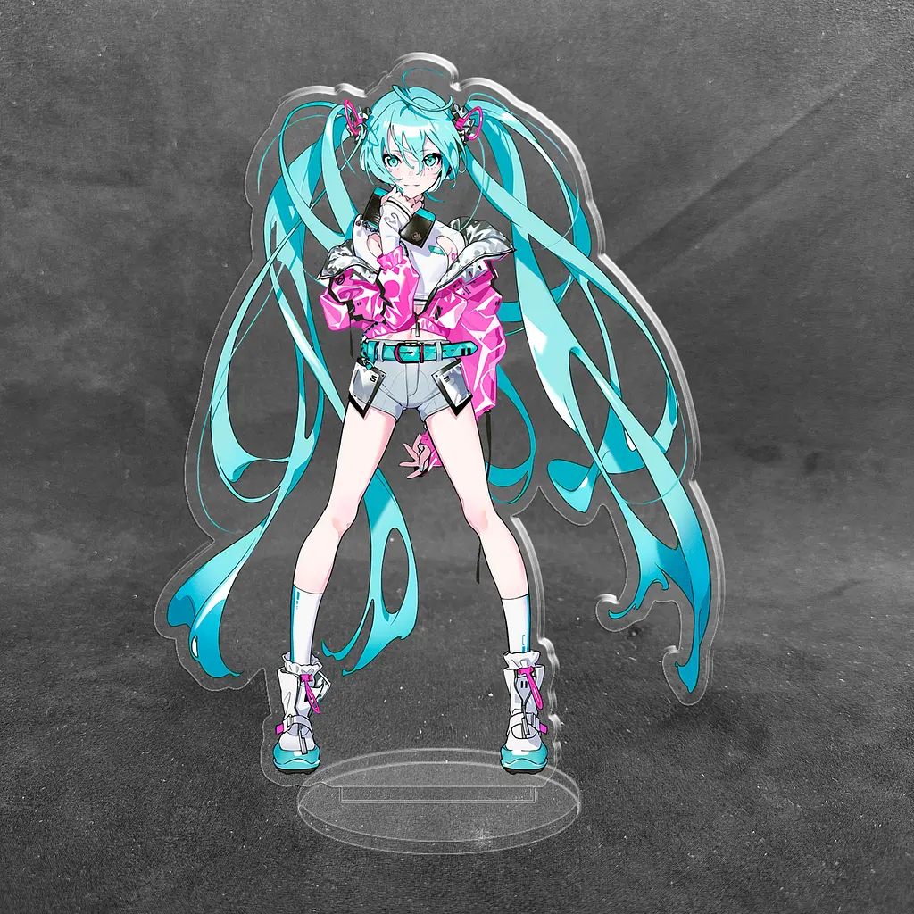 Акрилова колекційна фігурка Hatsune Miku Хатсуне Міку 15 см - фото 2