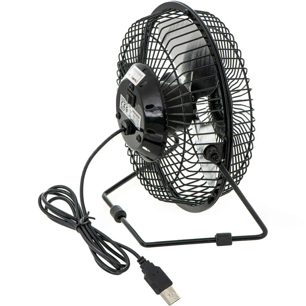 Вентилятор Mesko MS 7322 настільний/ USB/ 4,5Вт/ D=15см/ чорний (MS7322) - фото 2