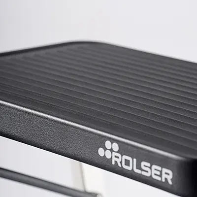 Драбина Rolser Taburete M/11 UNE 3 щаблі Antracita (MET004-1021) - фото 4