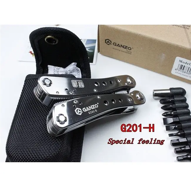 Мультитул Multi Tool Ganzo G201-H Chrome Edition 22 функцій - фото 2
