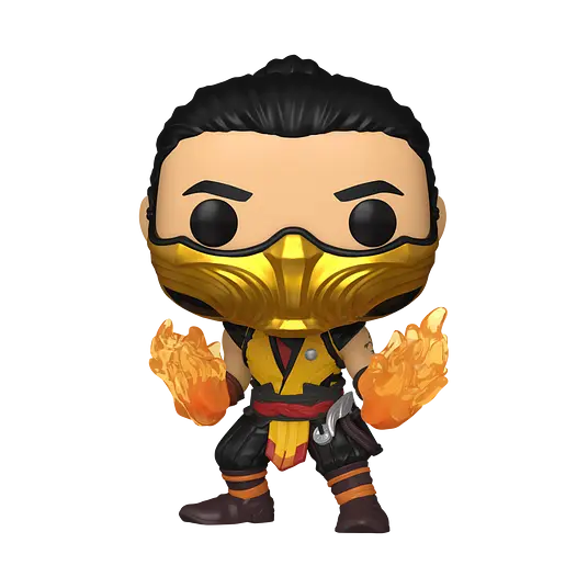 Коллекционная фигурка Funko Pop Мортал Комбат Скорпион Mortal Kombat Scorpion 10 см MK S 1021 - фото 2