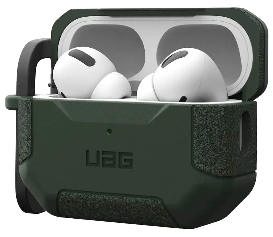 Чехол UAG для AirPods Pro (Gen 2, 2022), Scout, Olive Drab teh0019529 - фото 3