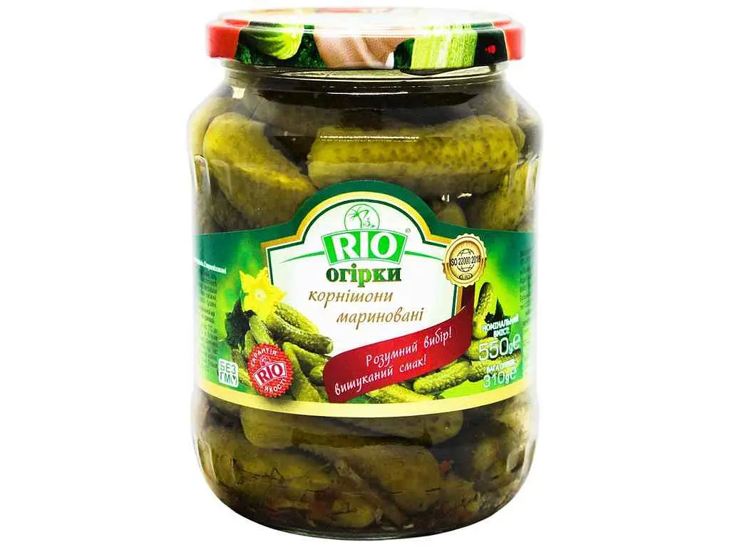 Огірки РІО 550г
