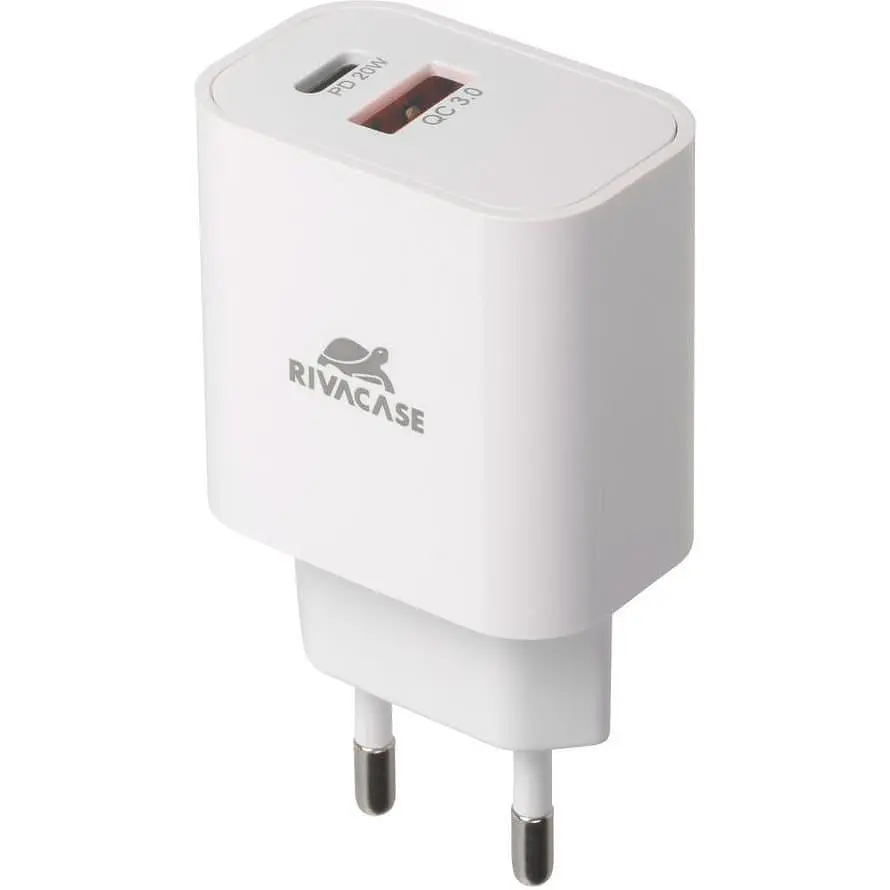 Зарядний пристрій Rivacase PS4102 WD5, PD 20W+QC3.0, білий (PS4102 WD5 (White)) - фото 6