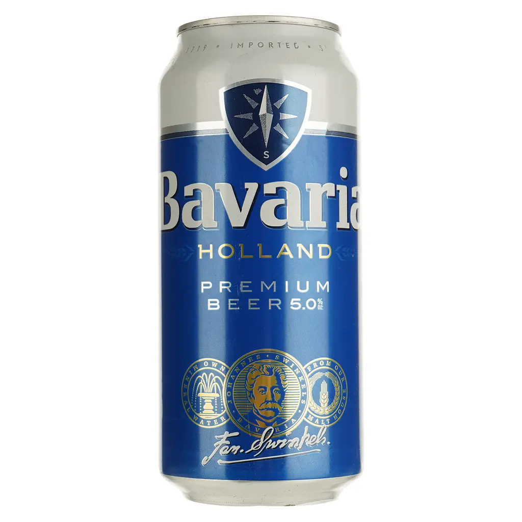 Пиво Bavaria Holland Premium світле 5% 0.44 з/б - фото 2