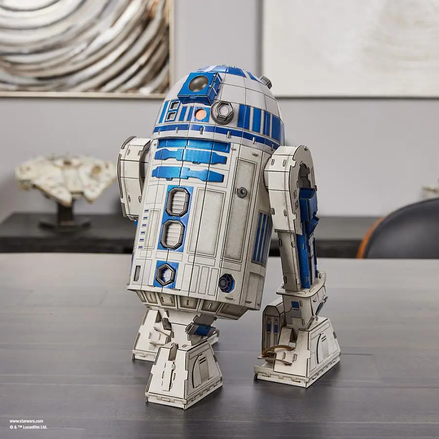 Пазл для створення 3D-моделі Spin Master Зоряні війни: дроїд R2-D2, 201 деталь (SM45757/6069817) - фото 11