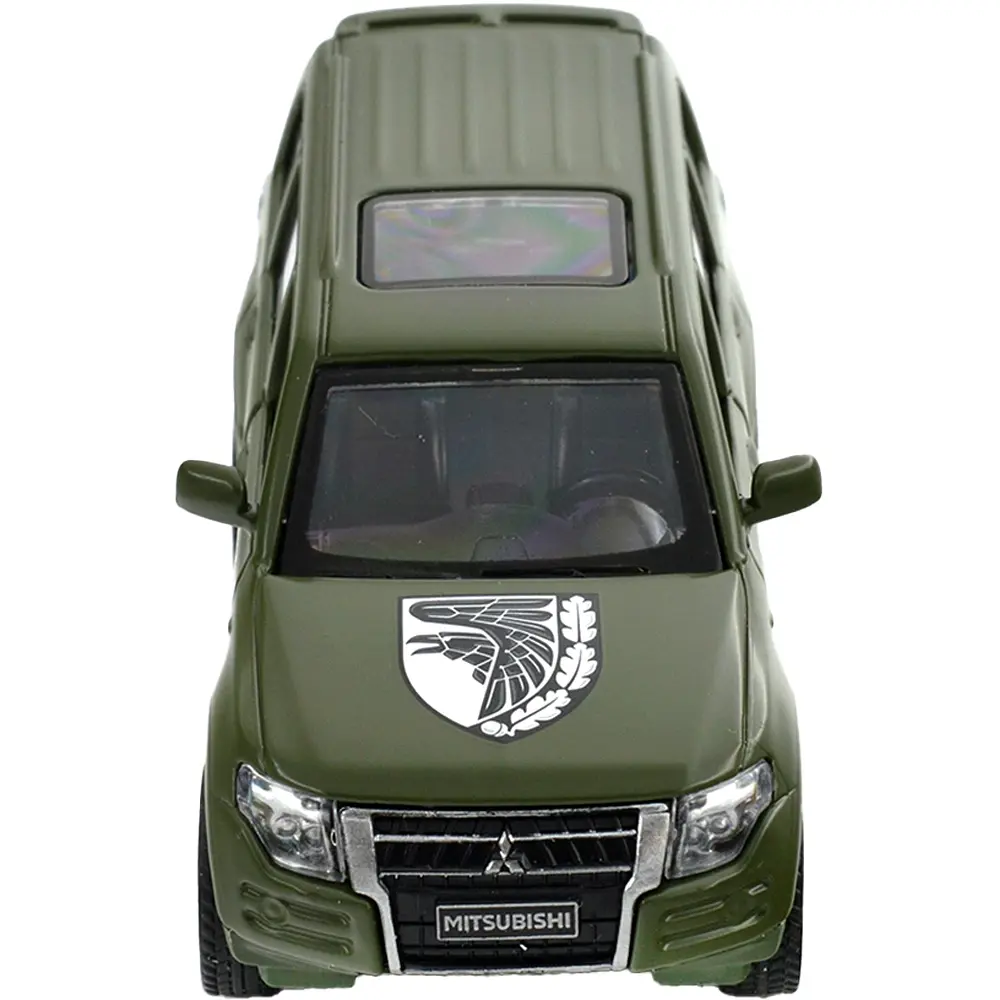 Машинка TechnoDrive серії Шеврони Героїв MITSUBISHI PAJERO 4WD TURBO "93 ОМБр" - фото 8