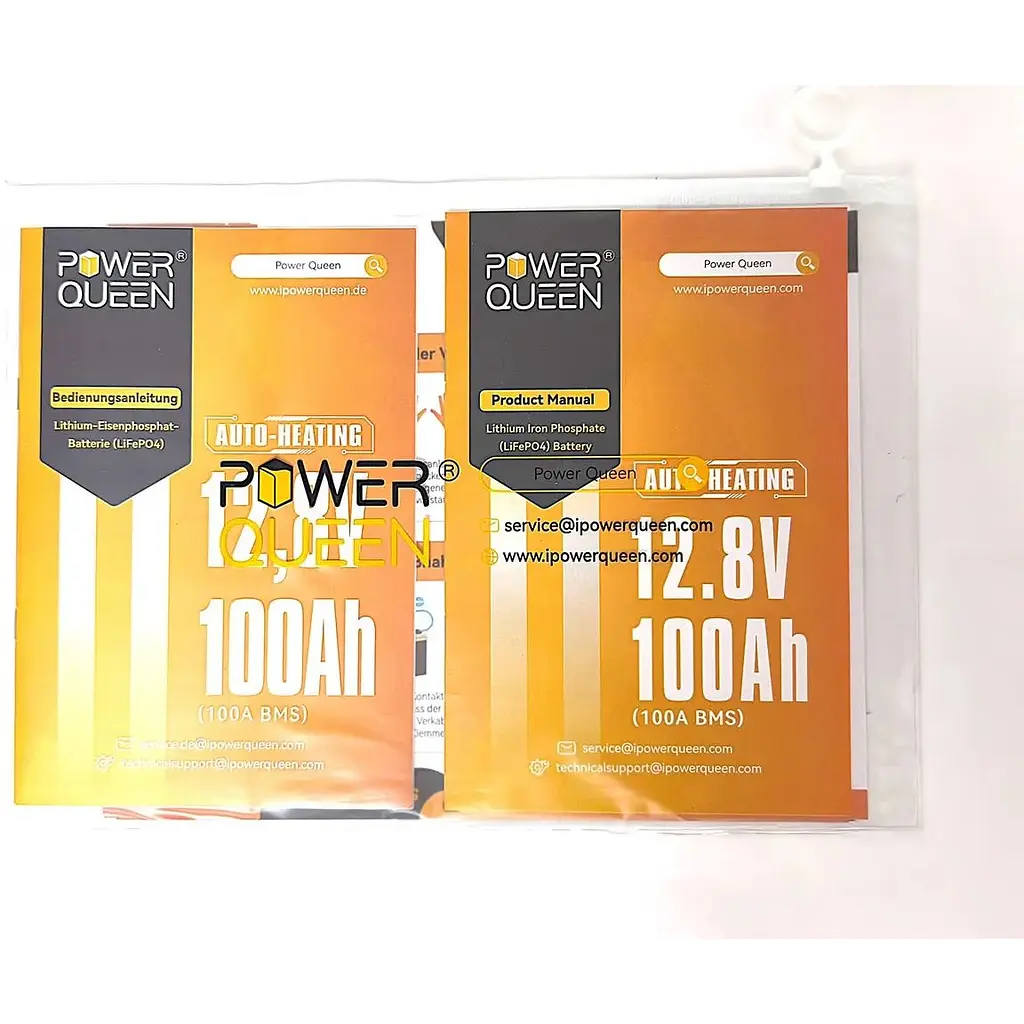 Аккумуляторная батарея Power Queen LiFePO4 12.8V 100Ah 1280Wh с BMS 100A, ресурс 4000 циклов, IP65 - фото 10