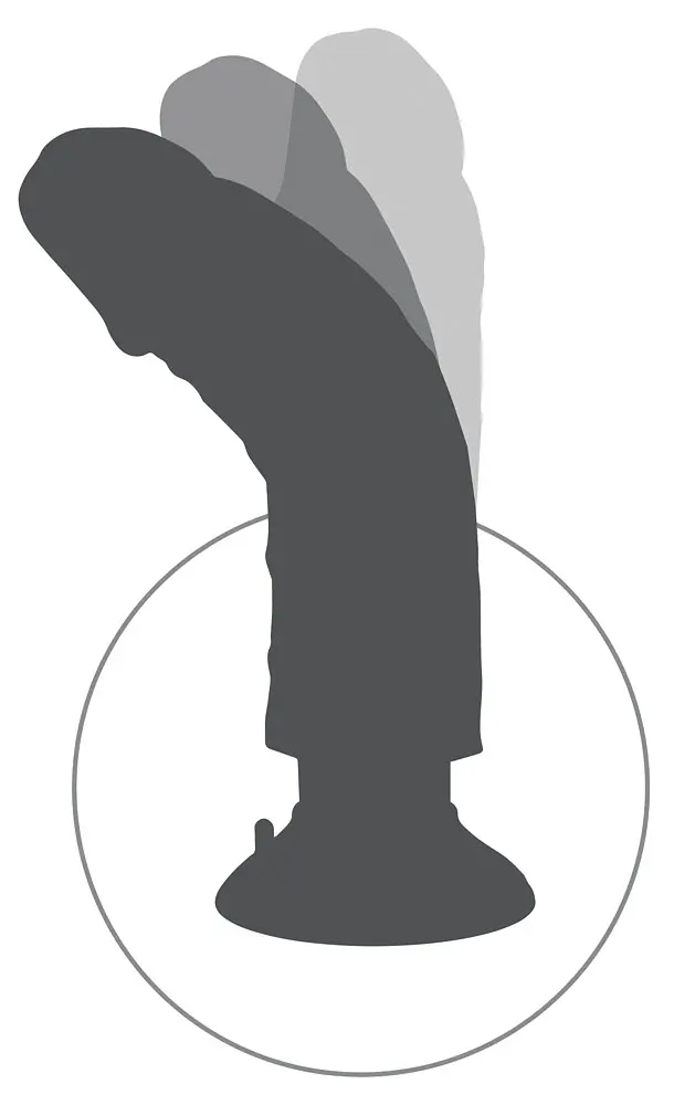 Вібратор King Cock Vibrating Cock 8 Inch 20.3 см тілесний - фото 7