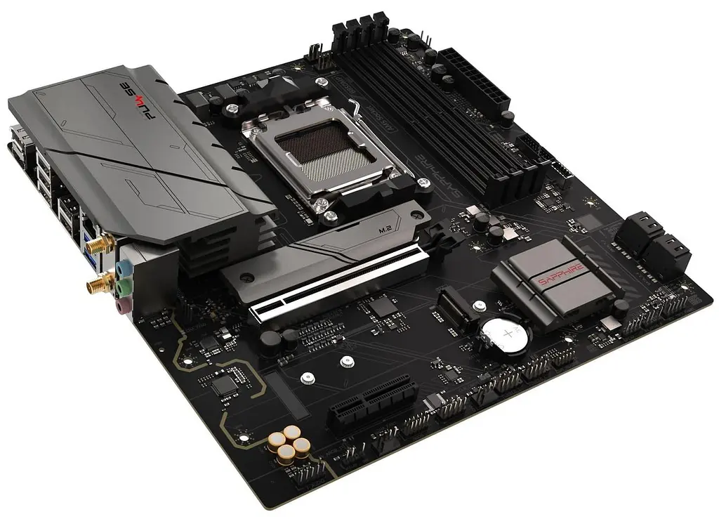 Материнська плата Sapphire PULSE B850M WIFI (52123-04-40G) (Socket AM5, AMD B850, Micro-ATX) - фото 3