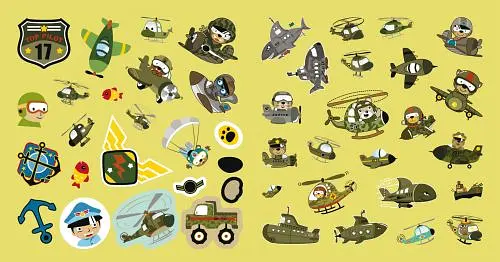 Книга "Раскраски, аппликации, задания. Военная техника" - фото 2