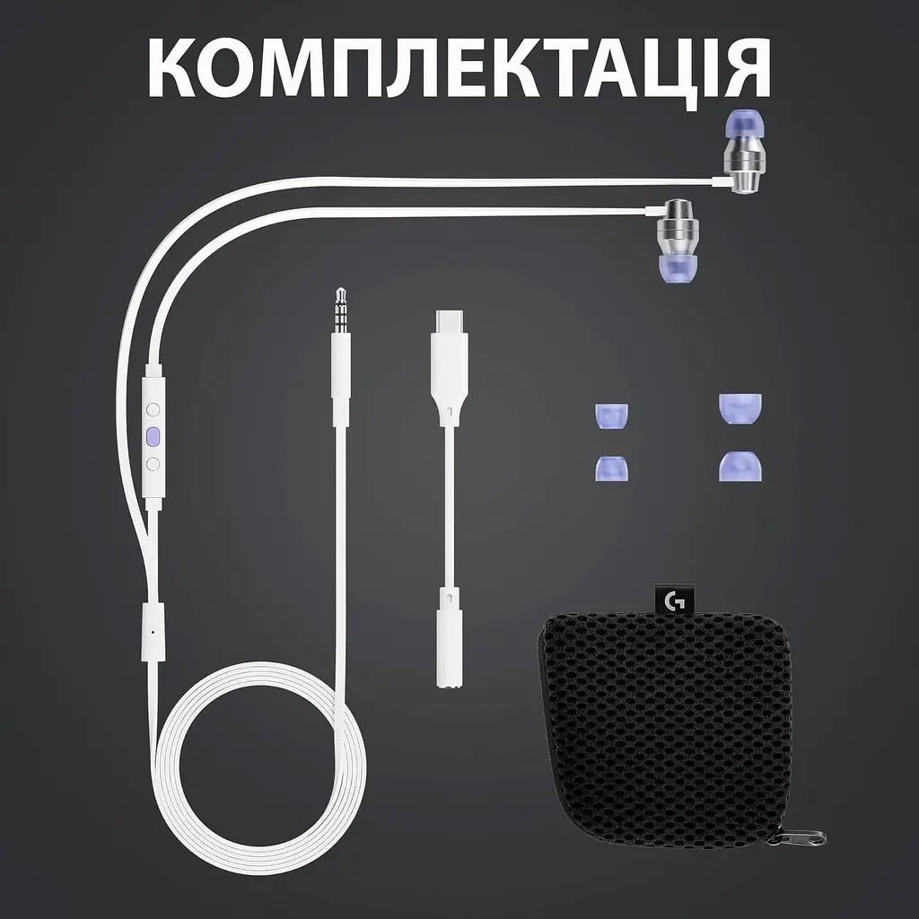 Навушники Logitech G333 White (981-000930) - фото 9