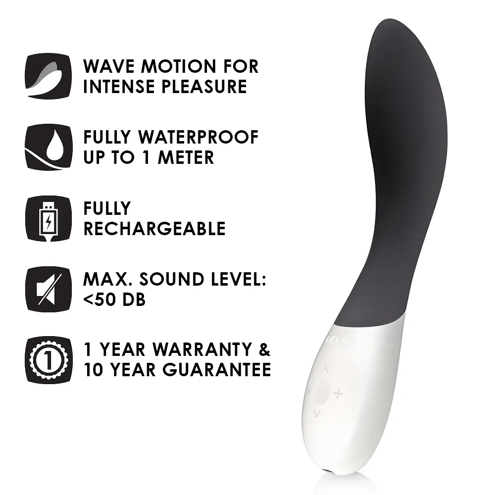Вибратор Lelo Mona Wave 19.5 см черный - фото 5