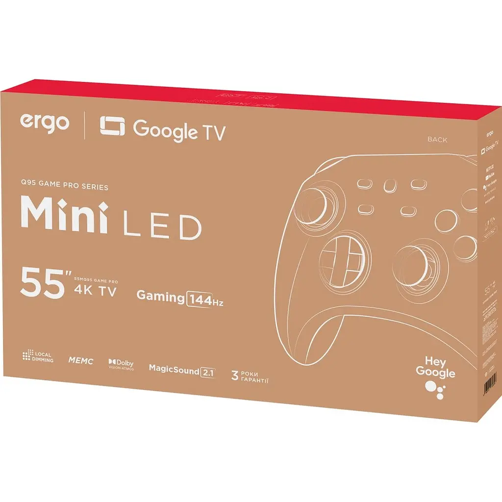 Телевізор Ergo MQ95 Game PRO 55` Mini-LED 4K (55MQ95GAMEPRO) [168120] - фото 9