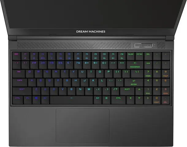 Ноутбук Dream Machines RT3070Ti-15 15.6FHD IPS 144Hz/AMD R7 6800H/16/1024F/NVD3070Ti-8/DOS (RT3070TI-15UA50) - фото 2