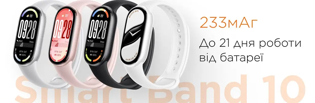 Фитнес-браслет Xiaomi Smart Band 10 (BHR07PYGL) черный - фото 9