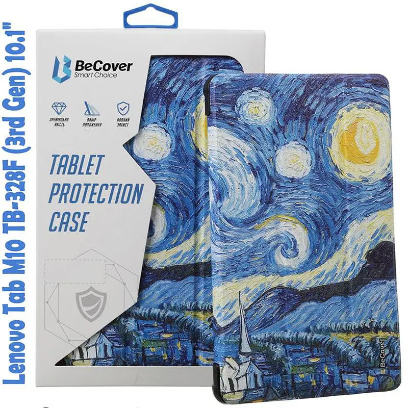 Чохол-книжка BeCover Smart для Lenovo Tab M10 TB-328F (3rd Gen) 10.1" Night (708295) - фото 4
