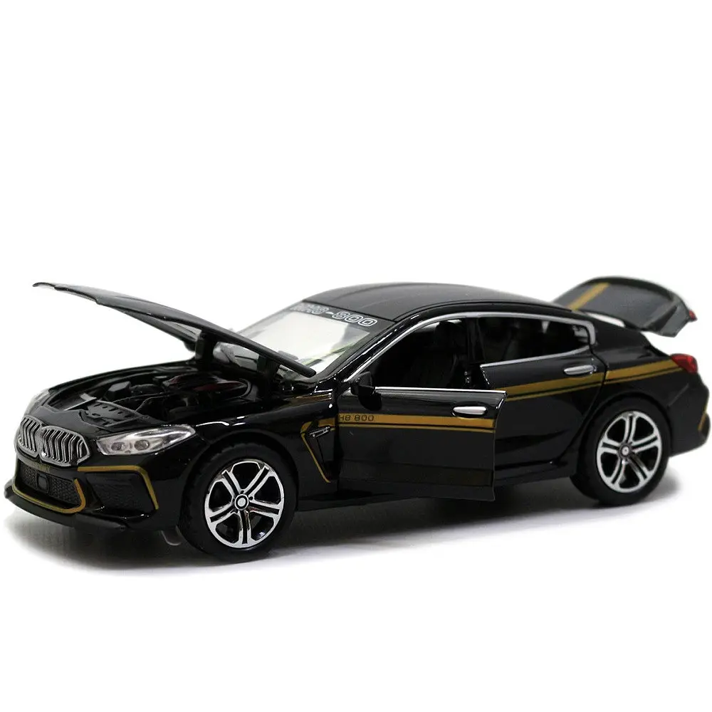 Колекційна металева модель автомобіля АвтоЕксперт BMW MH8 800 Manhart з інерцією, світлом та звуком 1:32 - фото 2