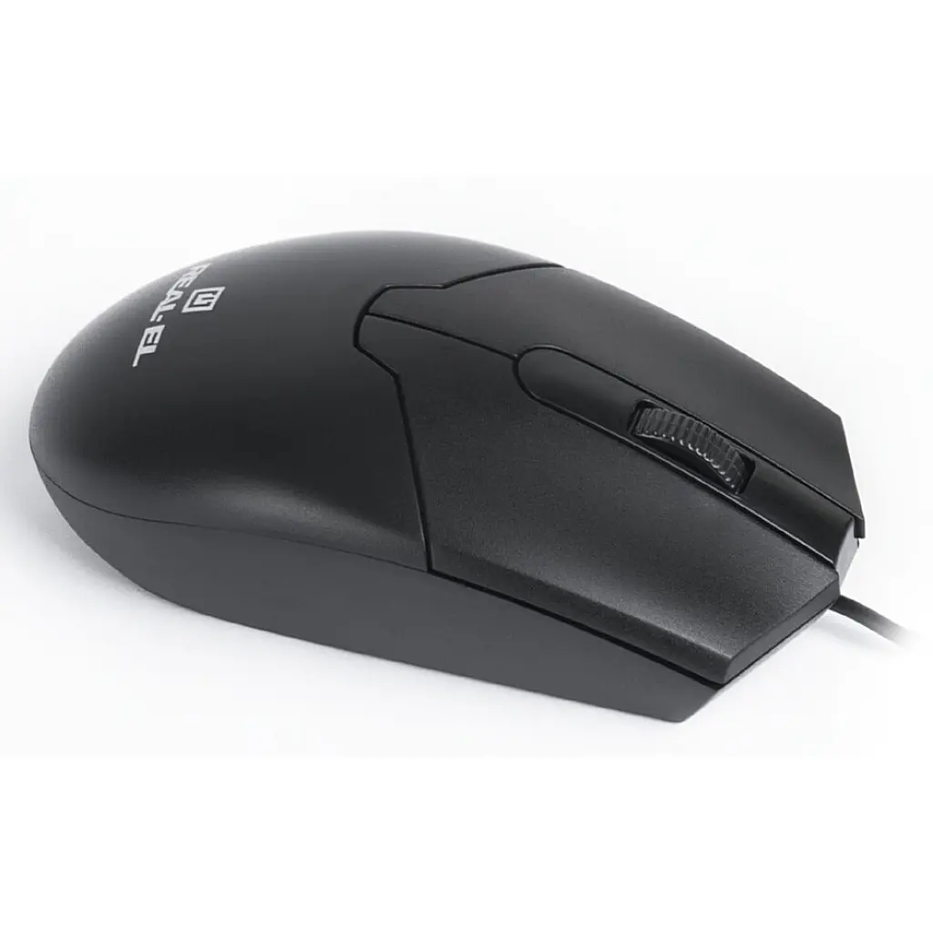 Мишка REAL-EL RM-208 USB Black (EL123200030) - фото 6