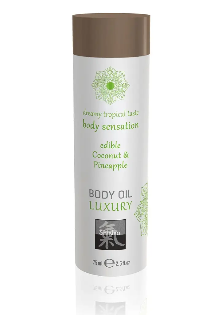 Їстівна масажна олія Hot Luxury Coconut Pineapple, 75 мл