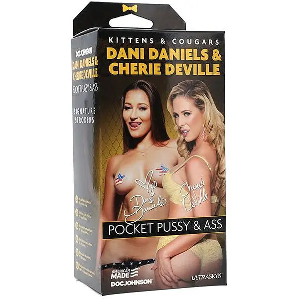 Мастурбатор двухсторонний Doc Johnson Dani Daniels/Cherie Deville UltraSkyn - фото 2