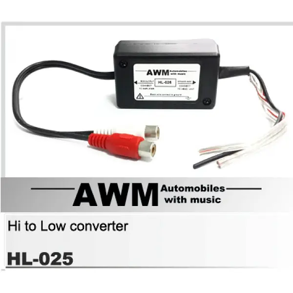 Перетворювач рівня сигналу 2-х канальний AWM HL-025 - фото 2