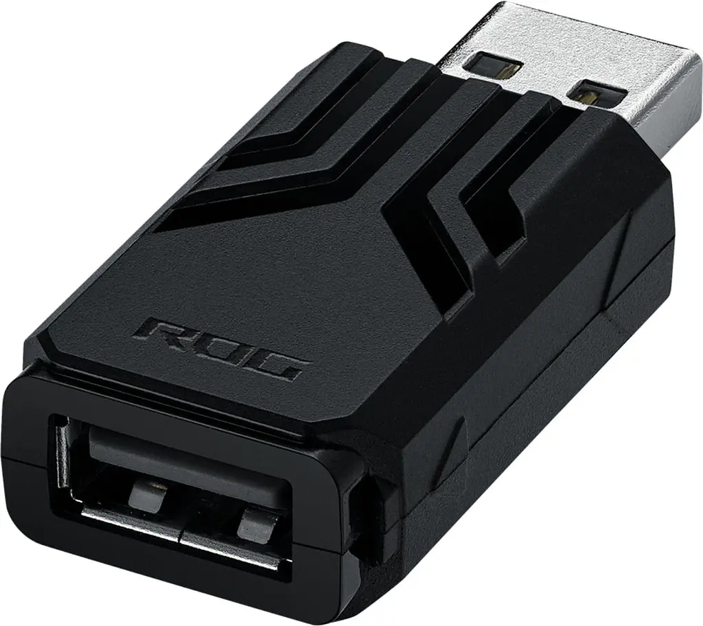 Адаптер Asus ROG Polling Rate Booster 8000Hz Black (90MP03T0-BRUA00) - фото 2