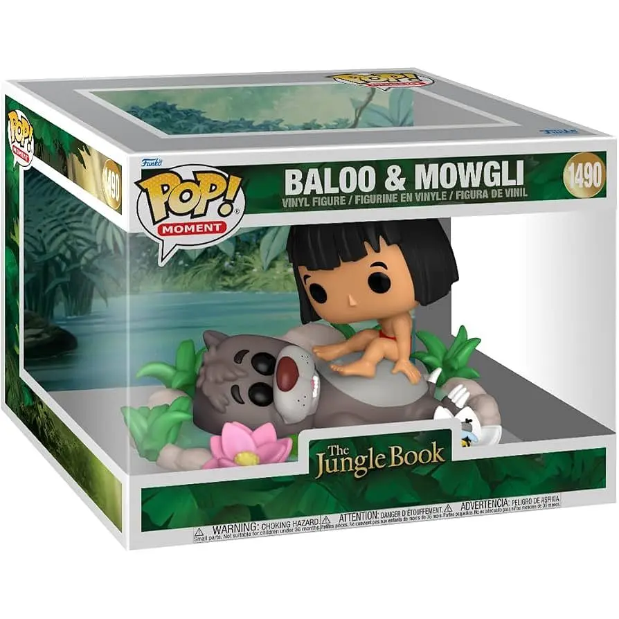 Фігурка Funko Pop Книга джунглів Мауглі та Балу Jungle Book Mowgli with Baloo 10 см FP JB MB 1490 - фото 3