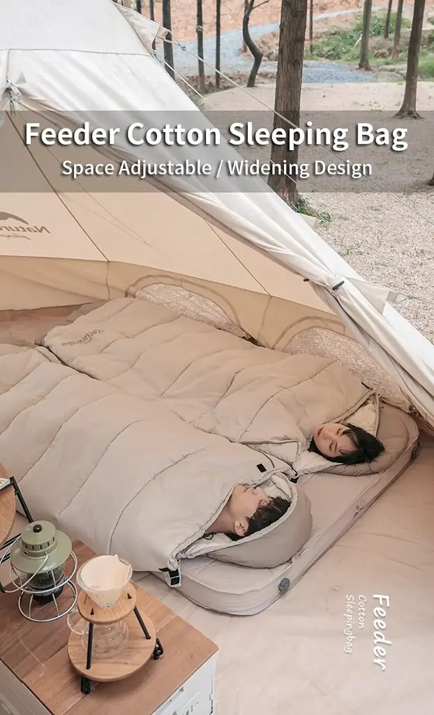 Спальний мішок з капюшоном Naturehike B400 NH21MSD11 бежевий - фото 9