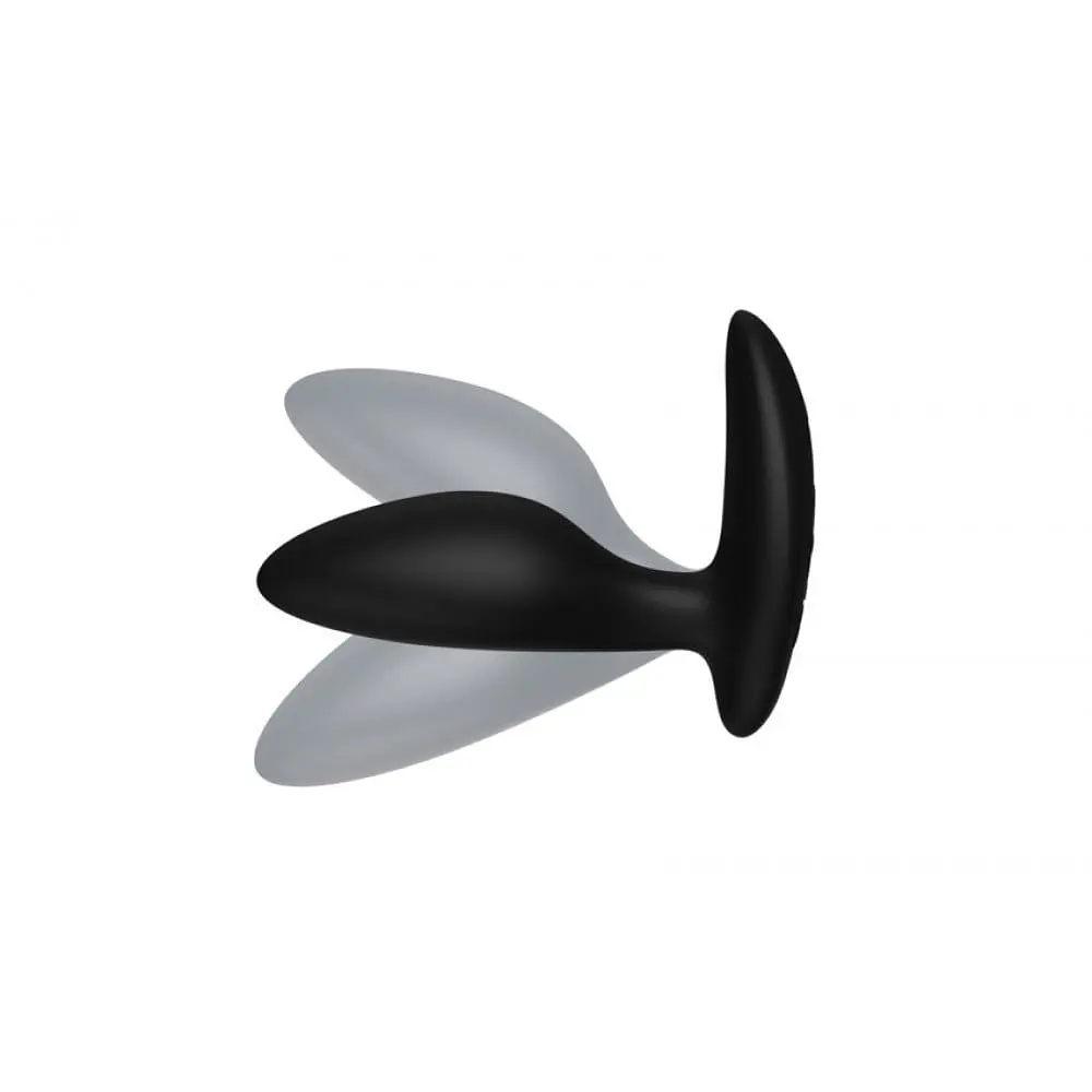 Анальна пробка з вібрацією We-Vibe Ditto+ Satin Black з пультом та керуванням з телефону - фото 6