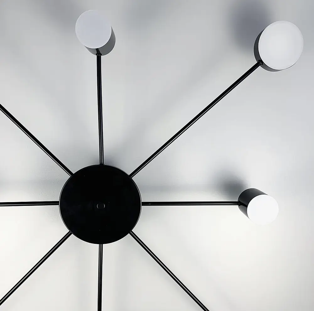 Стельовий LED світильник чорного кольору Line.F DE 34/8 BK - фото 5