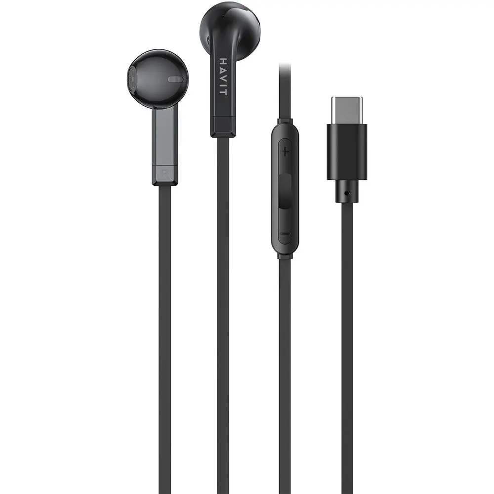 Навушники з мікрофоном Havit HV-E336C USB-C black (HV-E336C) - фото 6