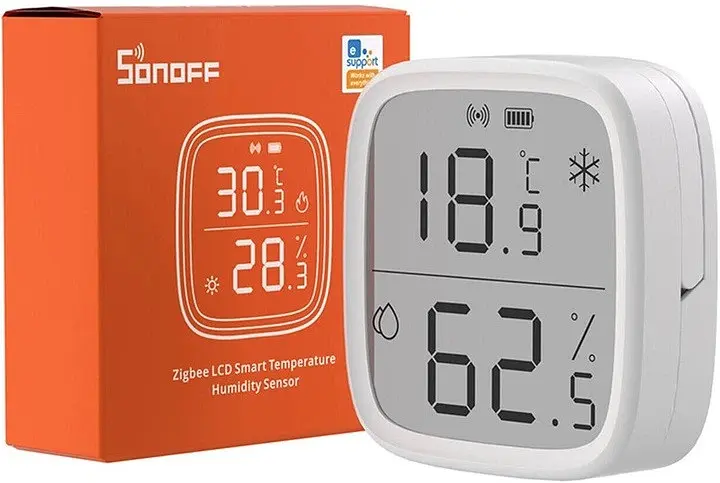 Датчик температури і вологості з дисплеєм SONOFF SNZB-02D Zigbee LCD Smart Temperature Humidity Sensor - фото 5