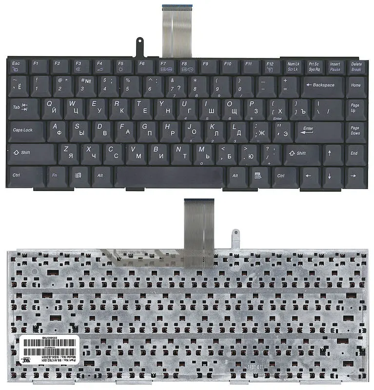 Клавіатура для ноутбука Sony Keyboard (Unit FX) Black - фото 3