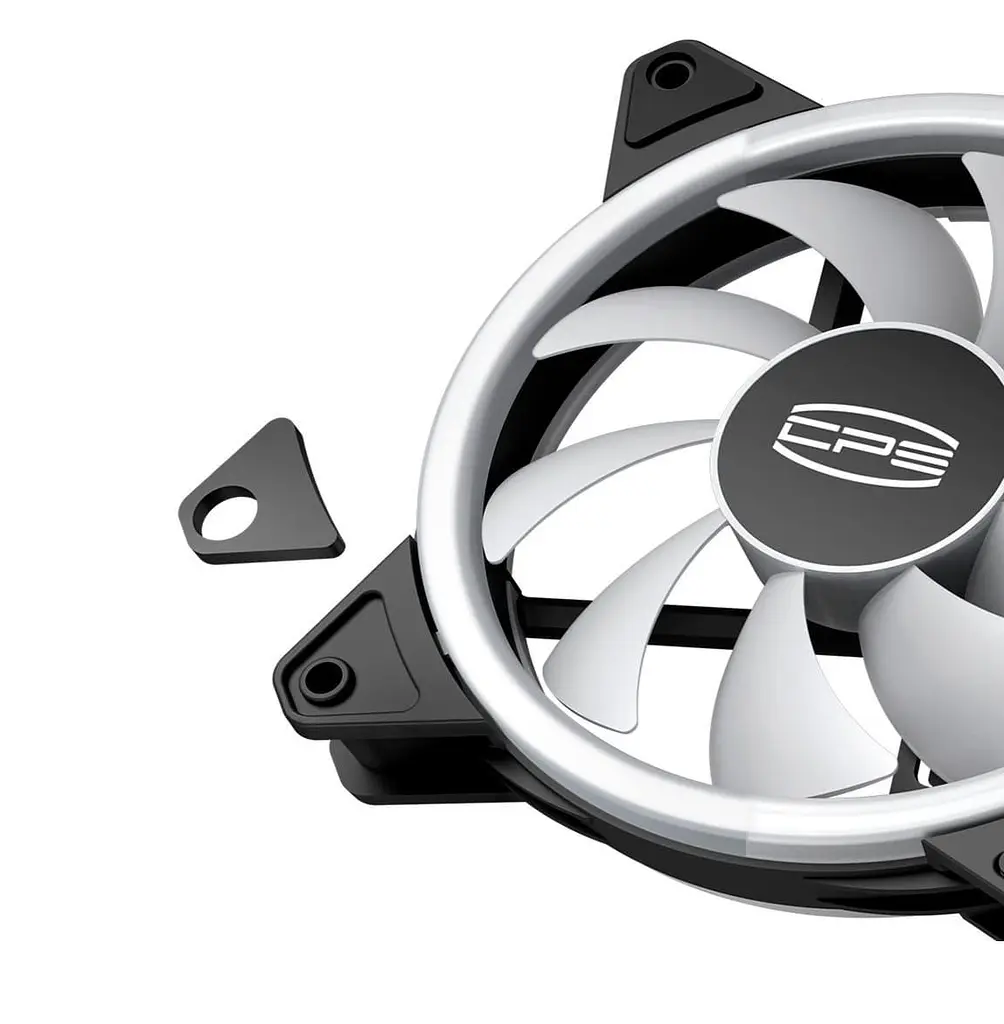 Комплект вентиляторів PcCooler F3 T120 ARGB BK 3-Pack (F3 T120 ARGB 3 in 1 Black) - фото 3