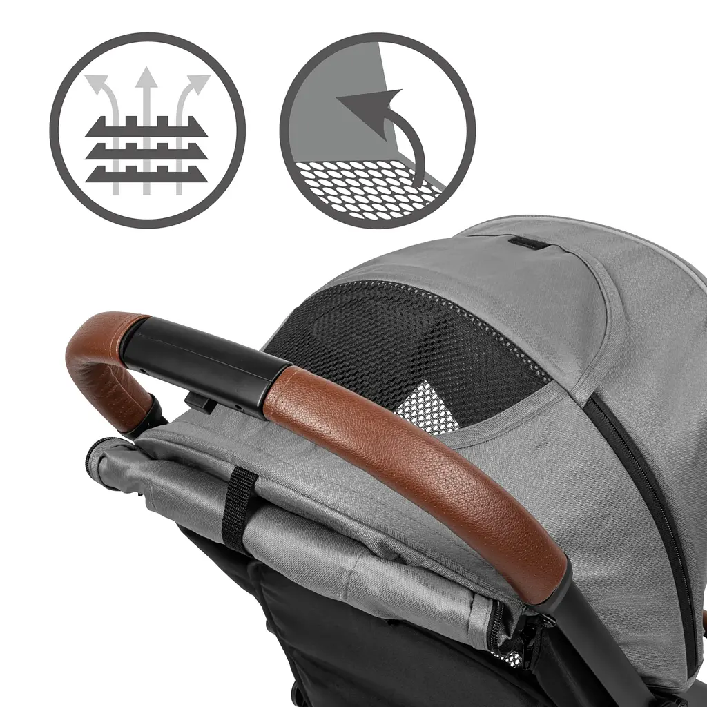 Прогулянкова коляска Kidwell Colmer Cool Grey - фото 7