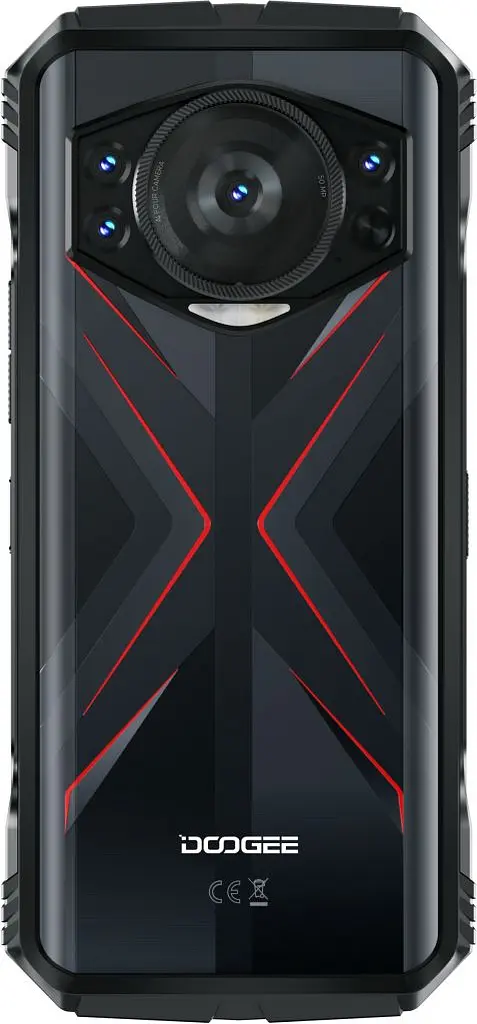 Смартфон Doogee S118 658" 8/512ГБ 2SIM 10800мА/рік чорно-червоний - фото 4