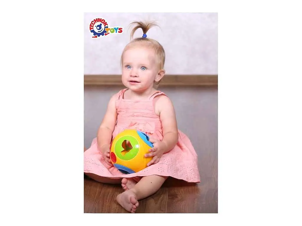 Сортер ТЕХНОК "Розумний малюк Куля 2" 14х14х14смарт.3237 - фото 5